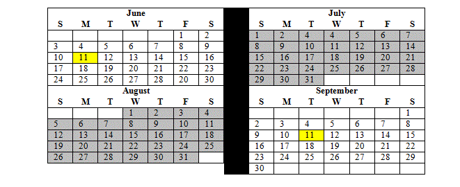 Summer Recess example 1